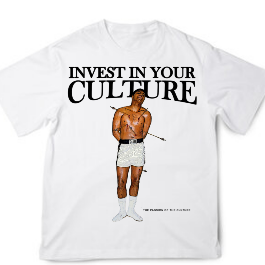 IIYC Muhammad Ali Oversized White T-Shirt